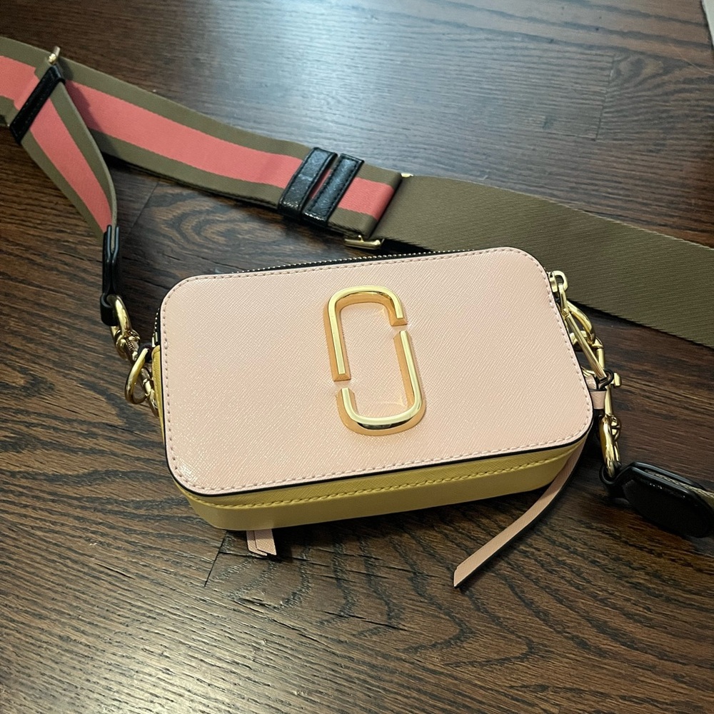Marc Jacobs Pink and Gold Crossbody Bag